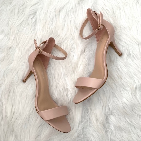 Kelly & Katie Shoes - Kelly & Katie Nadia pink ankle strap high heels